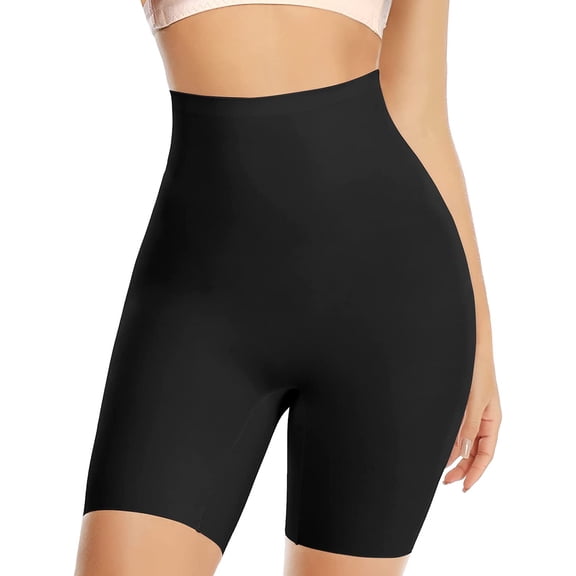 VASLANDA Women Premium Compression Tummy Control Shapewear Shorts Seamless High Waist Shaping Underwear No Panty Line