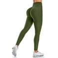 thumbnail image 1 of VASLANDA Women Tiktok Bubble Butt Leggings - Anti Cellulite Scrunched Booty Tights Tummy Control High Waisted Yoga Pants, 1 of 7