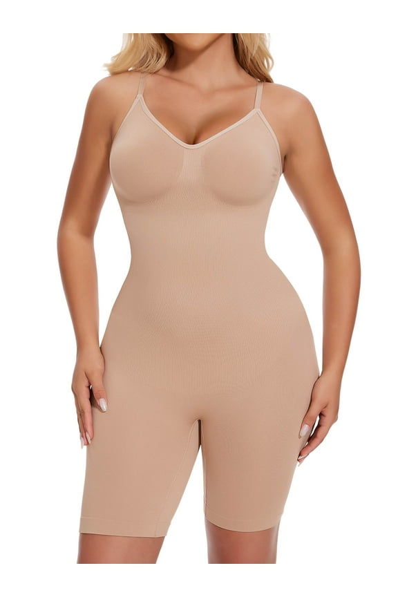 Shapewear Bodysuit Tummy Control Shaper for Women Seamless Butt Lifter Thigh Slimmer Body Shaper