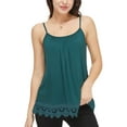 thumbnail image 1 of Vaslanda Women's Summer Adjustable Strap Lace Flowy Tank Tops Cami Shirts with Built-in-bra, 1 of 6