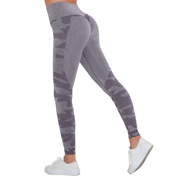 VASLANDA Women's High Waist Workout Compression Seamless Fitness Yoga Leggings Butt Lift Active Tights Stretch Pants