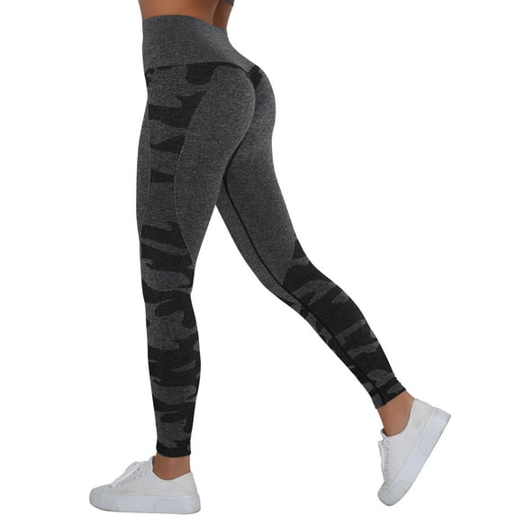 VASLANDA Women's High Waist Workout Compression Seamless Fitness Yoga Leggings Butt Lift Active Tights Stretch Pants