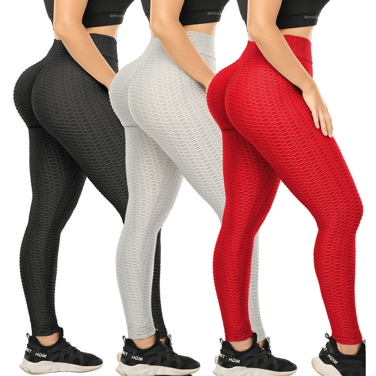 VASLANDA Women's High Waist Yoga Pants Tummy Control Slimming Booty  Leggings Workout Running Butt Lift Tights 