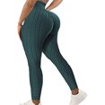 thumbnail image 1 of VASLANDA Women's High Waist Yoga Pants Tummy Control Workout Ruched Butt Lifting Stretchy Leggings Textured Booty Tights, 1 of 6