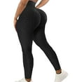 thumbnail image 1 of VASLANDA Women's High Waist Yoga Pants Tummy Control Workout Ruched Butt Lifting Stretchy Leggings Textured Booty Tights, 1 of 6