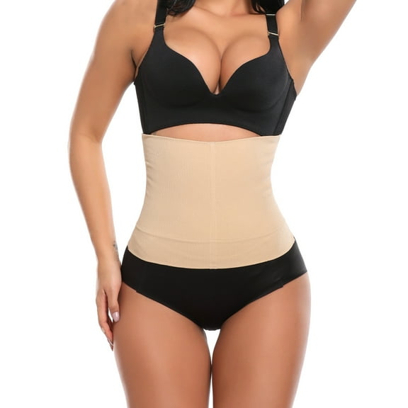 VASLANDA Women's Postpartum Waist Trainer Belt Cool Comfort Seamless Waist Cincher
