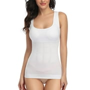 VASLANDA Women's Shapewear Tank Top Compression Firm Tummy Control Shaper Seamless Slimming Shaping Tanks Camisole