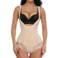 thumbnail image 1 of VASLANDA Womens Open Bust Shapewear Bodysuit Tummy Control Shaping Bodysuit Full Body Shaper Slimmer Briefer, 1 of 7