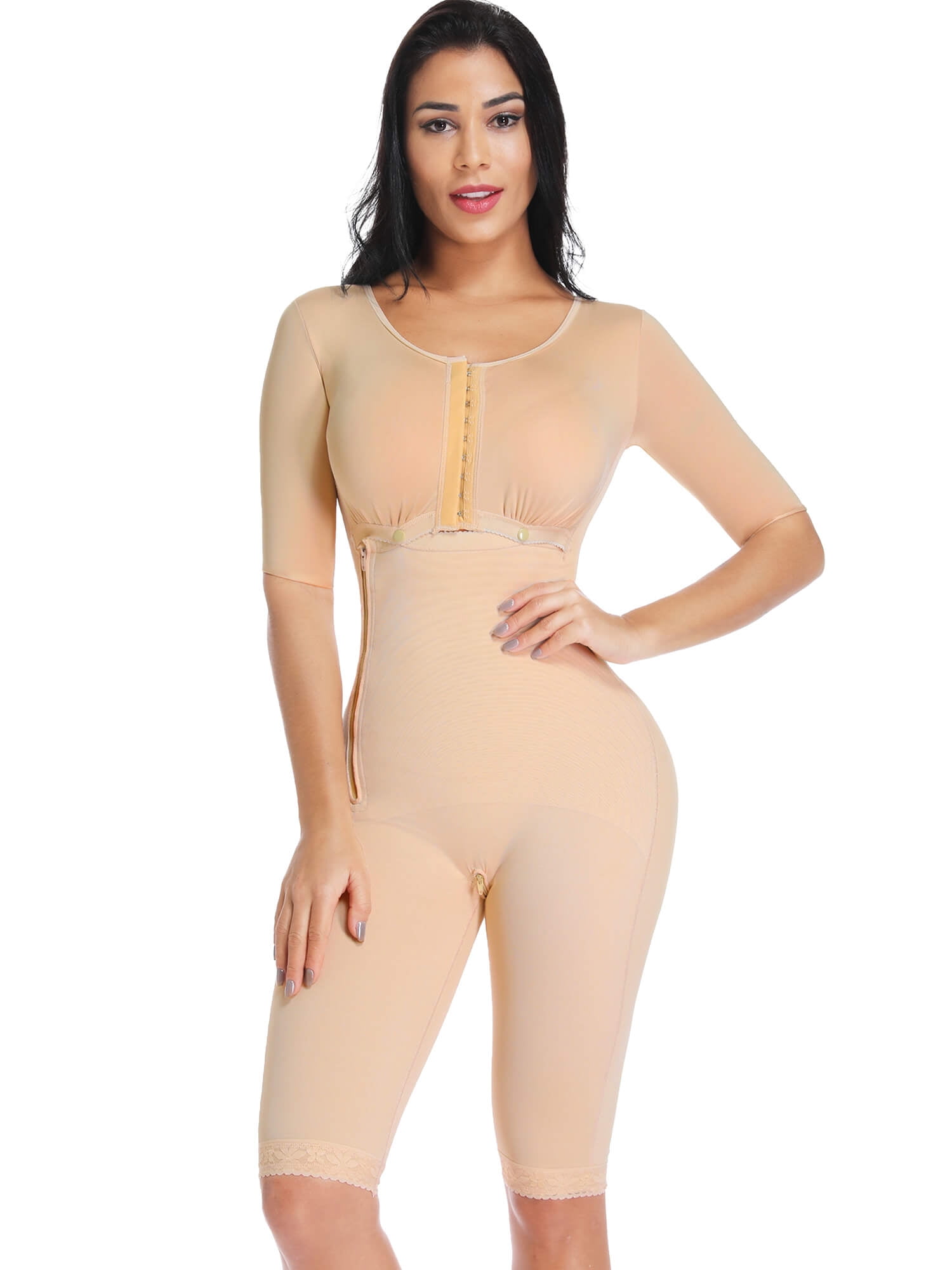 BBL Stage 2 Fajas Colombians Full Body Shaper Bodysuit Shapewear for Women  Tummy Control Post Surgery Compression Garment (Color : Skin, Size : Small)  : : Clothing, Shoes & Accessories