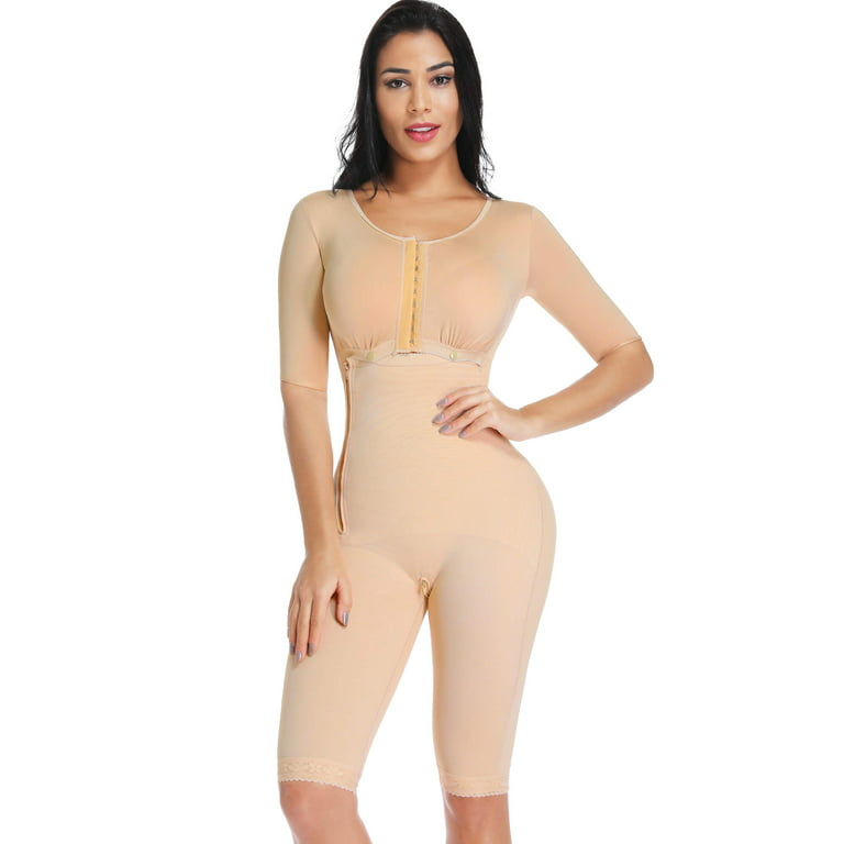 VASLANDA Womens Post Surgery Seamless Bodysuit Body Shaper faja Reductoras High  Compression Garment Full Shapewear 