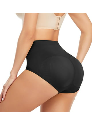 YouLoveIt Womens Shapewear Low Waist Seamless Butt Lifter Padded Control  Panties Tummy Control Panties Enhancing Control Boyshort Shapewear Underwear  
