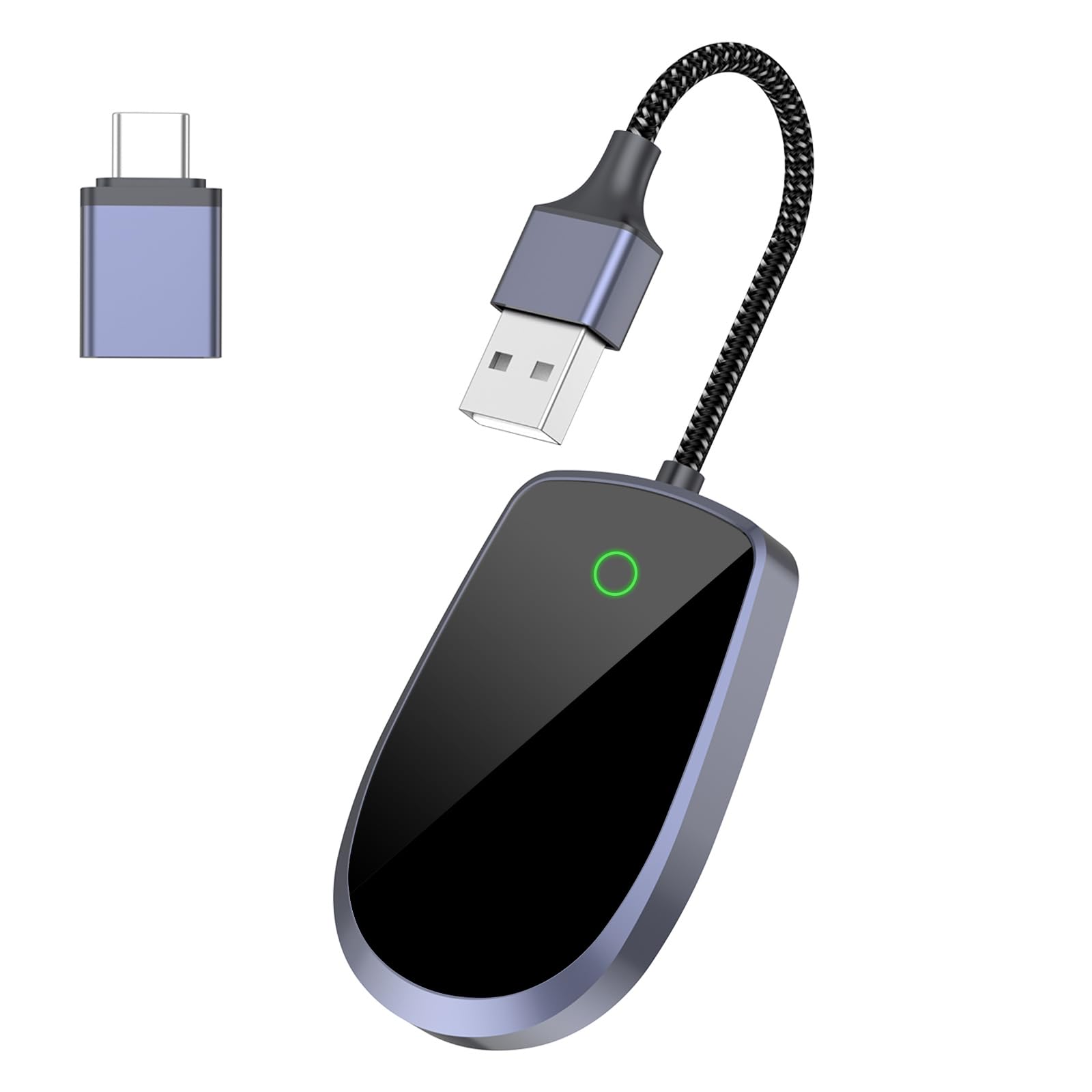 VASTTRON Wireless CarPlay Adapter 2in1 Android Auto Wireless Adapter