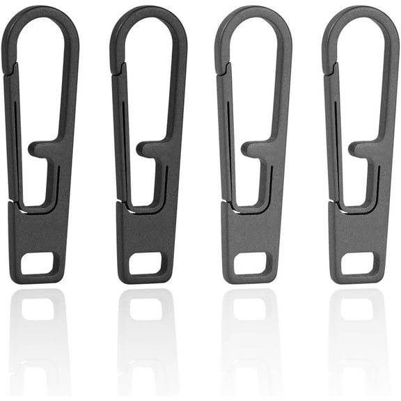 VAT1 Heavy Duty Titanium Zipper Pulls Replacement, Universal Zipper Pull Tab Repair Kit for Jackets, Coats, Suitcases, Luggage, Backpacks, Handbags and EDC Pouches