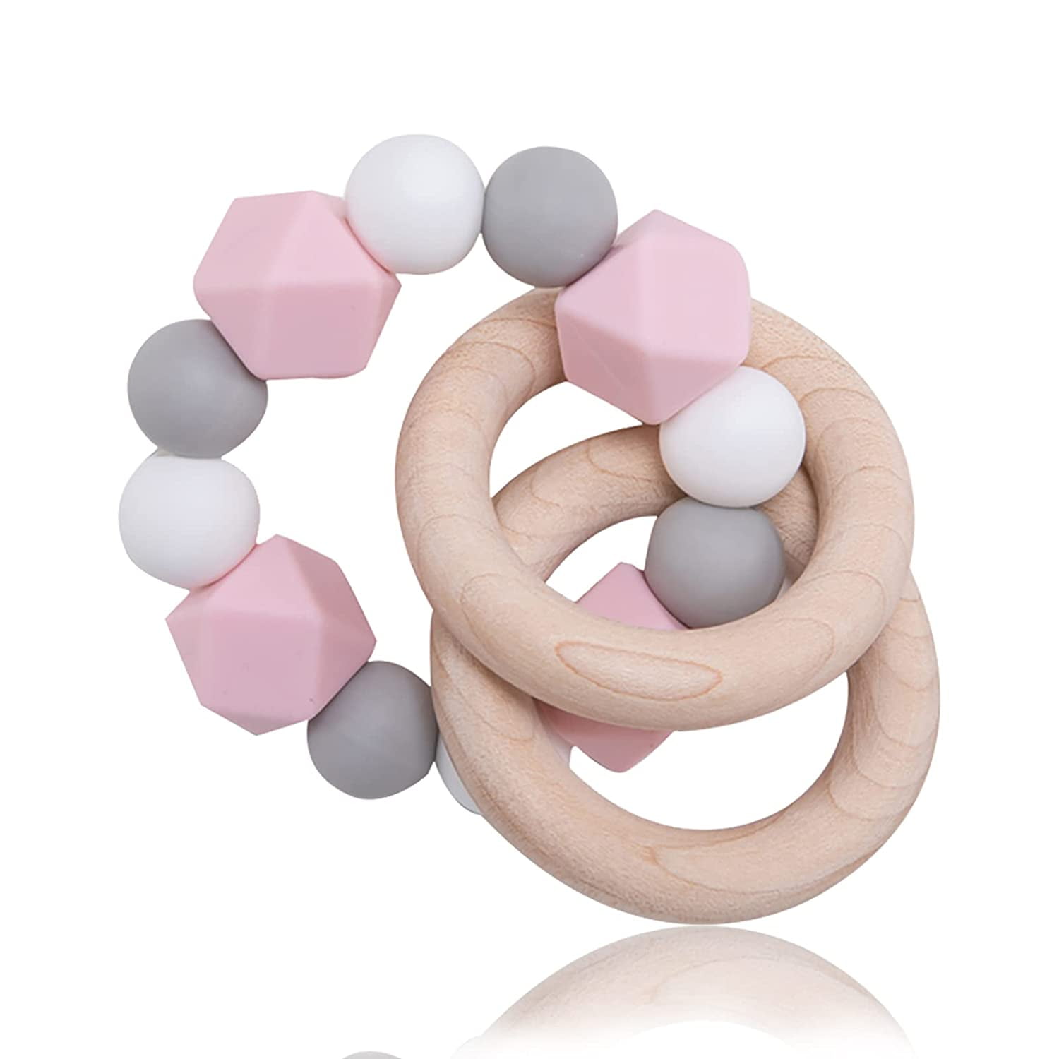 Silicone teething sale beads safe