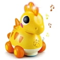 thumbnail image 1 of VATENIC Crawling Baby Toys for Babies, Touch & Go Light up Musical Dinosaur Walking Toys,Baby Toddler Toys Age 1-2 Baby Gifts，18 Month+ Kids Toys(5.9"x5.9"x3.9"), 1 of 7