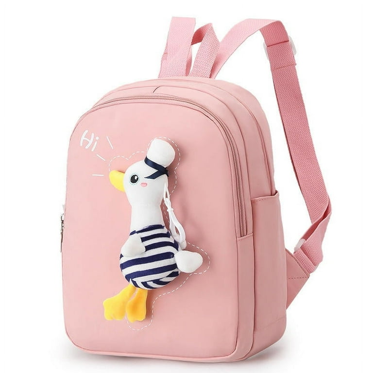 VATENIC Cute Duck Kids Toddler Preschool Kindergarten Backpack for Girls Kids Travel Lunch Bags for 2 3 4 5 6 Years Old Pink Walmart