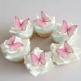thumbnail image 1 of VATENICK 48pcs Wafer Paper Butterflies for Cupcake Decorations,Edible Butterfly Cake Decorations , Cupcake Topper Dessert Sign, Dessert Table Arrangement, Cake Dessert Insert, Cupcake Decor, 1 of 6