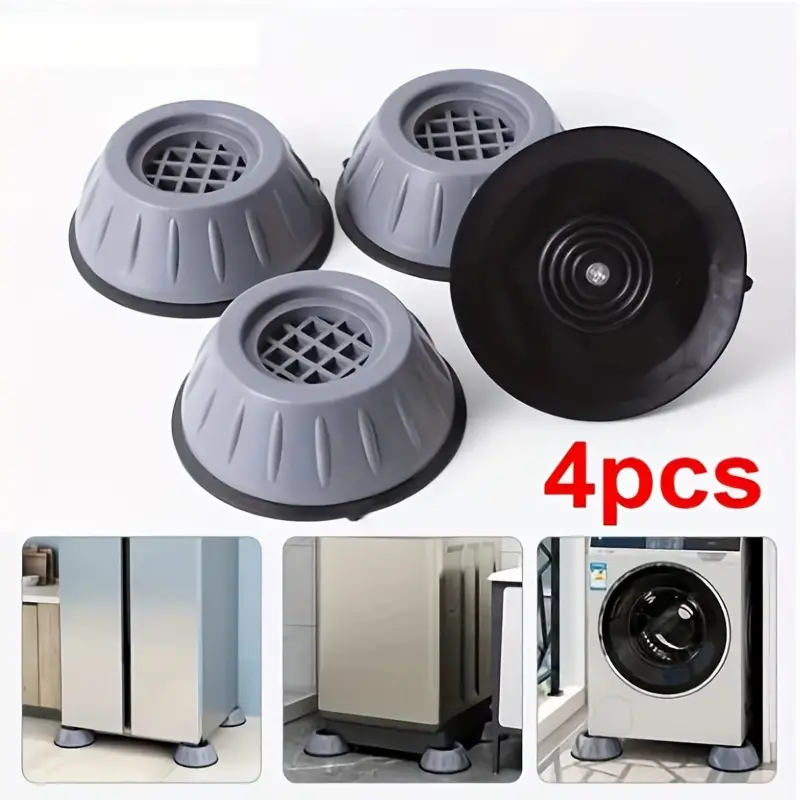 VATENICK 4pcs/set Anti Vibration Pads for Washer & Dryer, Noise