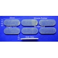 thumbnail image 1 of VATH Made Self Adhesive Silicone Rubber Feet 25mm(L)x 10mm(W)x 1mm(H) 6pcs [RB89], 1 of 1
