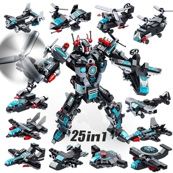 VATOS Robot STEM Building Toy, 577 PCS 25 in 1 Boys Construction Learning Toy for Children Ages 6-12