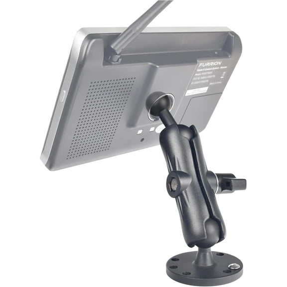 VAUBORTTI for Furrion 5 & 7 Camera Monitor Mount, Aluminum Alloy Adjustable Ball Joint Bracket with Fixed Screw Base for RV Backup Systems