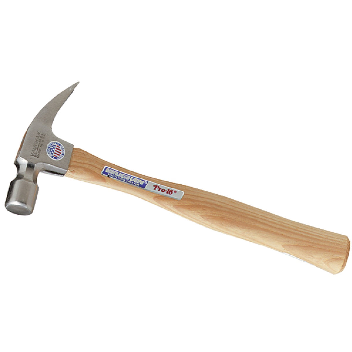 VAUGHAN 16 oz Rip Claw Nail and Trim Hammer, 13 inch Hickory Handle, Made in the USA, VN12400, 99