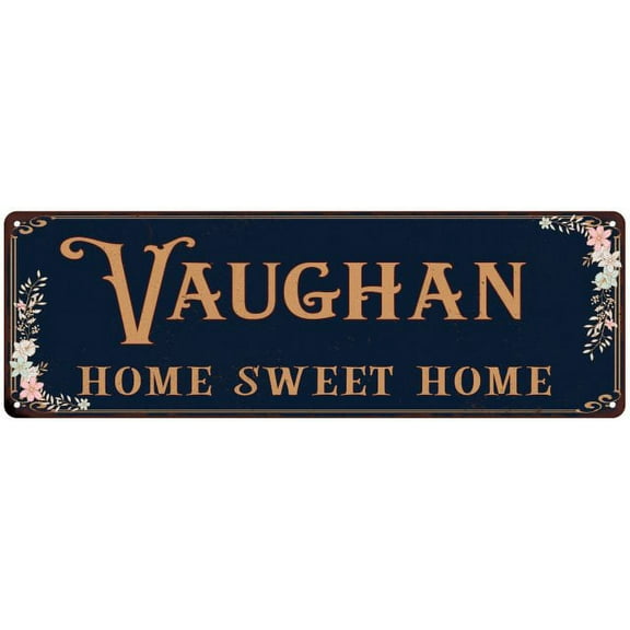 VAUGHAN Home Sweet Home Victorian Look Gift 6x18 Metal Sign 206180046798
