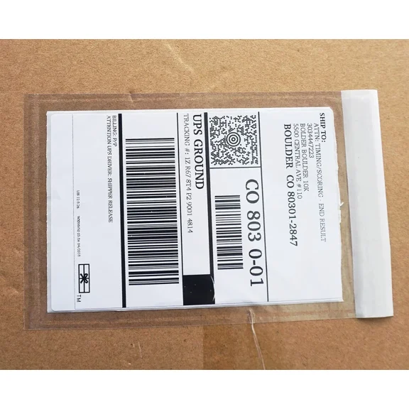 VAULT- 100 Clear Packing Invoice List 4.5X5.5 Pouches Shipping Labels Envelope Adhesive
