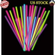 VAULT- 40 Count Assorted Glow Sticks Party Pack Connectors Events Nighttime Fun New