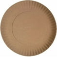 thumbnail image 1 of VAULT- 9" Inch Disposable Brown Kraft Paper Pizza Plates 100Pcs, 1 of 5