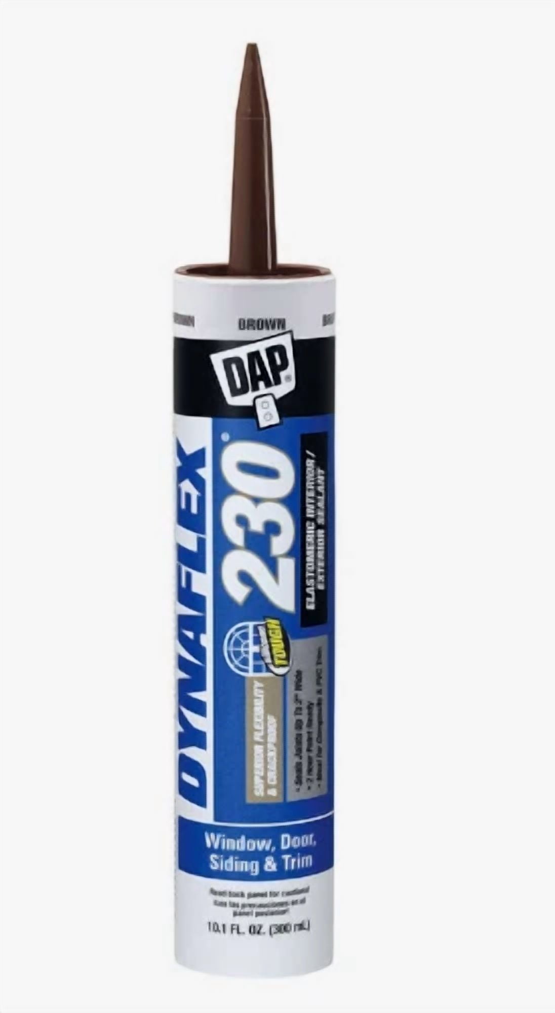 VAULT- Dap Dynaflex 230 Brown Silicone Door Trim Window Sealant 10.1 Oz. 18418