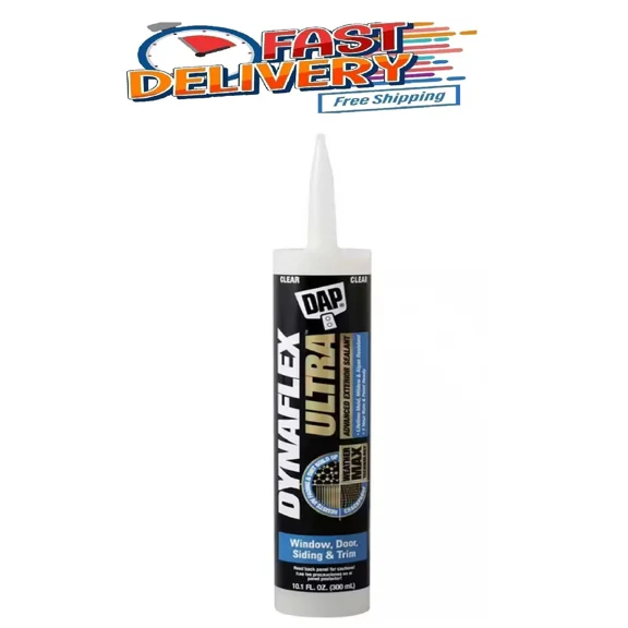 VAULT- Dap Dynaflex Ultra 10.1 Oz. Clear Advanced Exterior Window, Door And Siding Seal