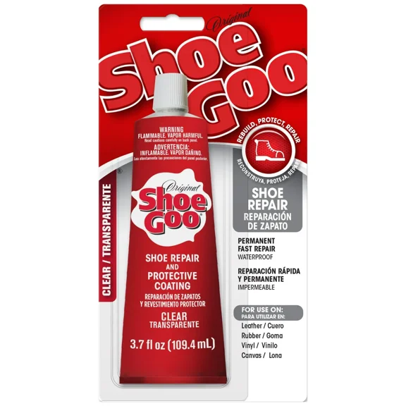 VAULT- Eclectic Shoe Goo Adhesive Glue, Shoe Repair, Clear, 110010, 3.7 Fl. Oz.