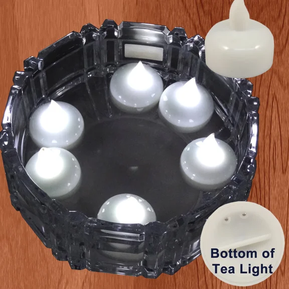 VAULT- Freesh 18X Waterproof Led Floating Tealight Flameless Candle Wedding Party White