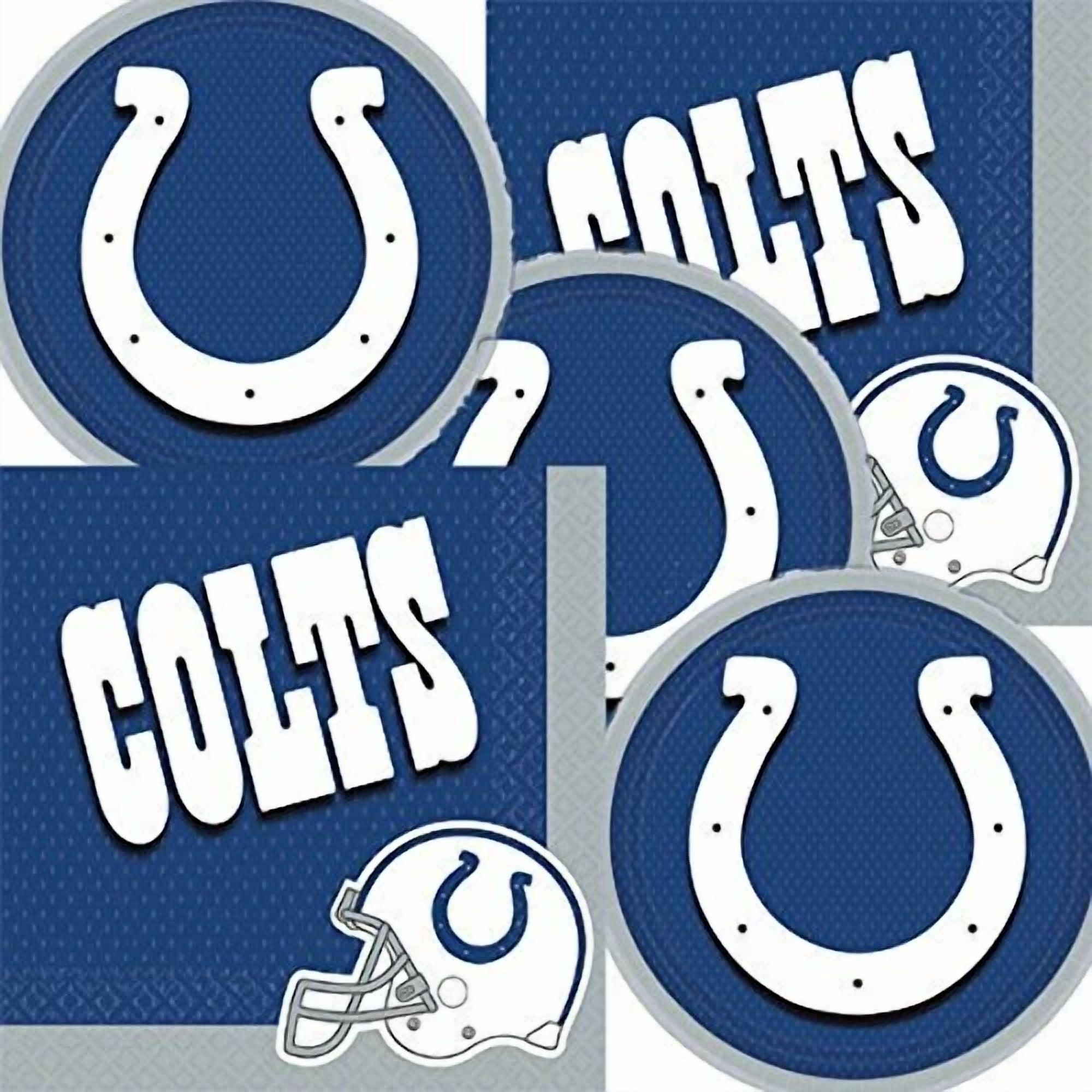 VAULT- Indianapolis Colts Football Party Plate And Napkin Bundle Serves 16