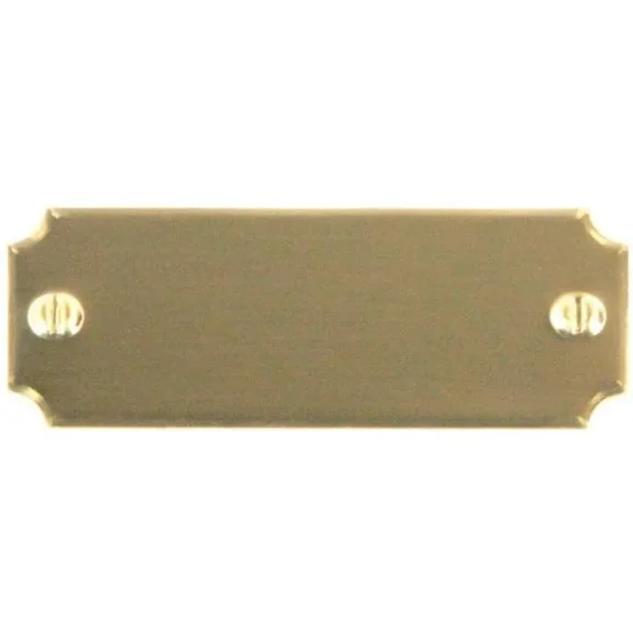 VAULT- Name Plate, Self-Adhesive, Engravable (Gold) Pack Of 10