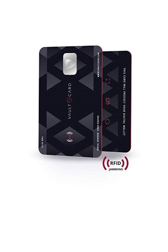 VAULTCARD RFID Blocking Card, NFC Wallet Protector for Credit Cards & ID