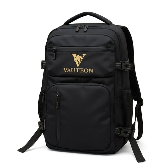 VAUTEON Travel Backpack for Men & Women – Large Business Laptop Bag, Multi-Compartment Water Resistant Carry On, Durable Work, Flights, Hiking, Camping & Weekend Trips (1, Navy blue, Large)