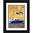 thumbnail image 1 of VAUTRIN 24x32 Black Ornate Wood Framed with Double Matting Museum Art Print Titled - Renversant, 1 of 4