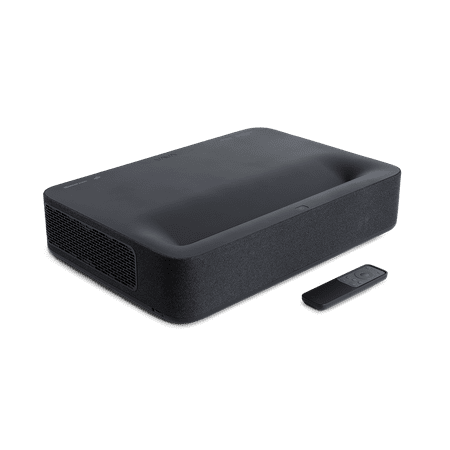 VAVA - 4K via Upscaling UHD Smart Ultra Short Throw Laser TV Home Theater Projector - Black
