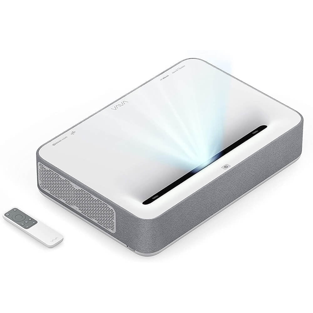 VAVA 4K UHD Laser TV, 150" Ultra Short Throw Projector, HDR10, 1800 ANSI Lumens