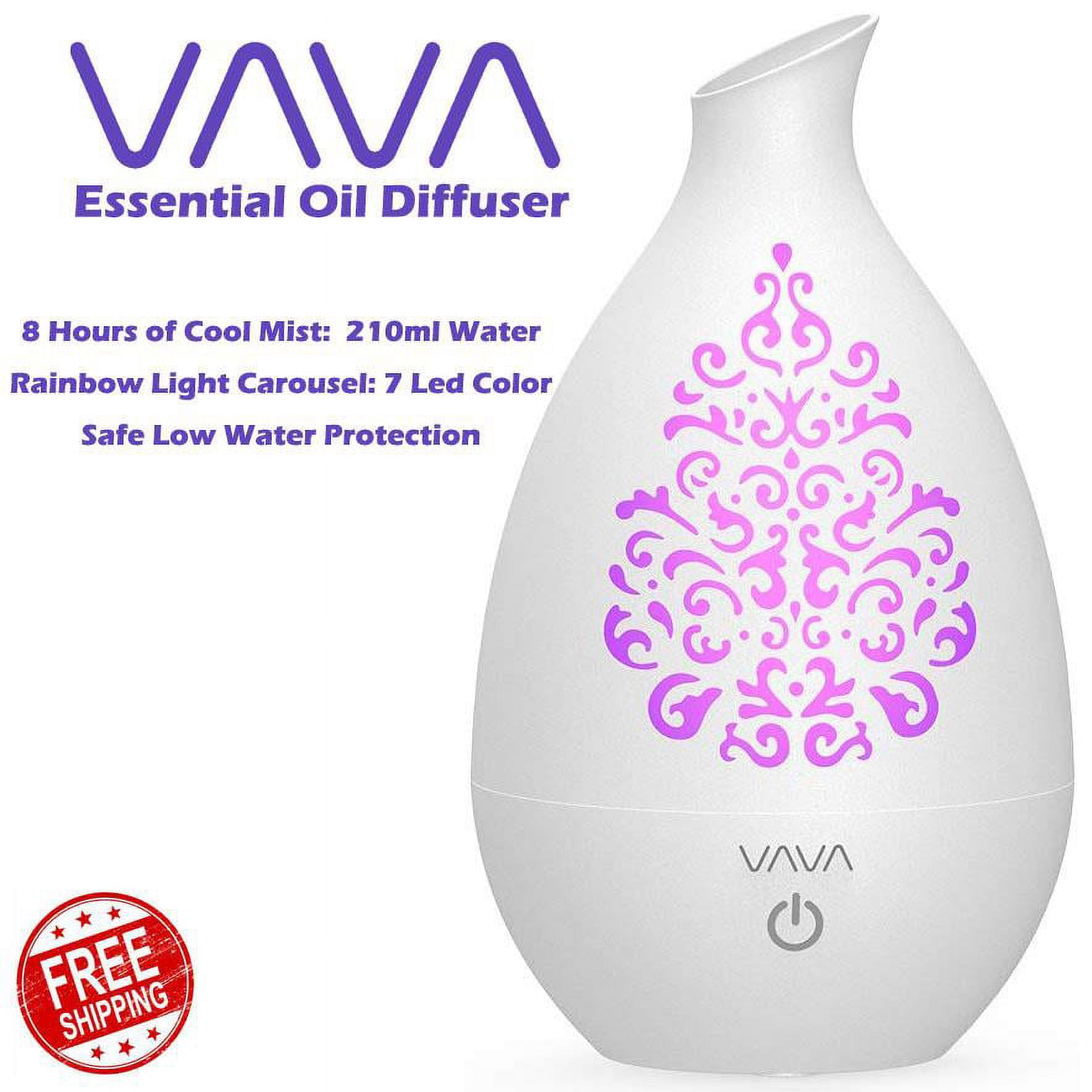 Car Diffuser, VAVA 60ml Essential Oil Diffuser, Portable USB Aroma