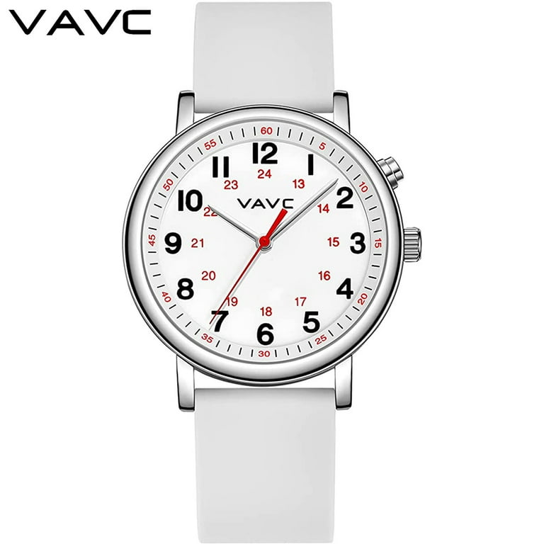 VAVC Glow 40mm Big Dial Nurse Watch Specifically Gifts for Medical Student Women Walmart