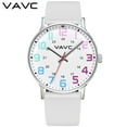 thumbnail image 1 of VAVC Women's Nurse Watch with 24hr Big Dial 40MM Easy to Read 4 Color Numeral - White, 1 of 5
