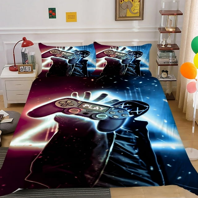 VAVIP Game Controller 3D Bedding Set Gamer Men's Boy Duvet Cover ...