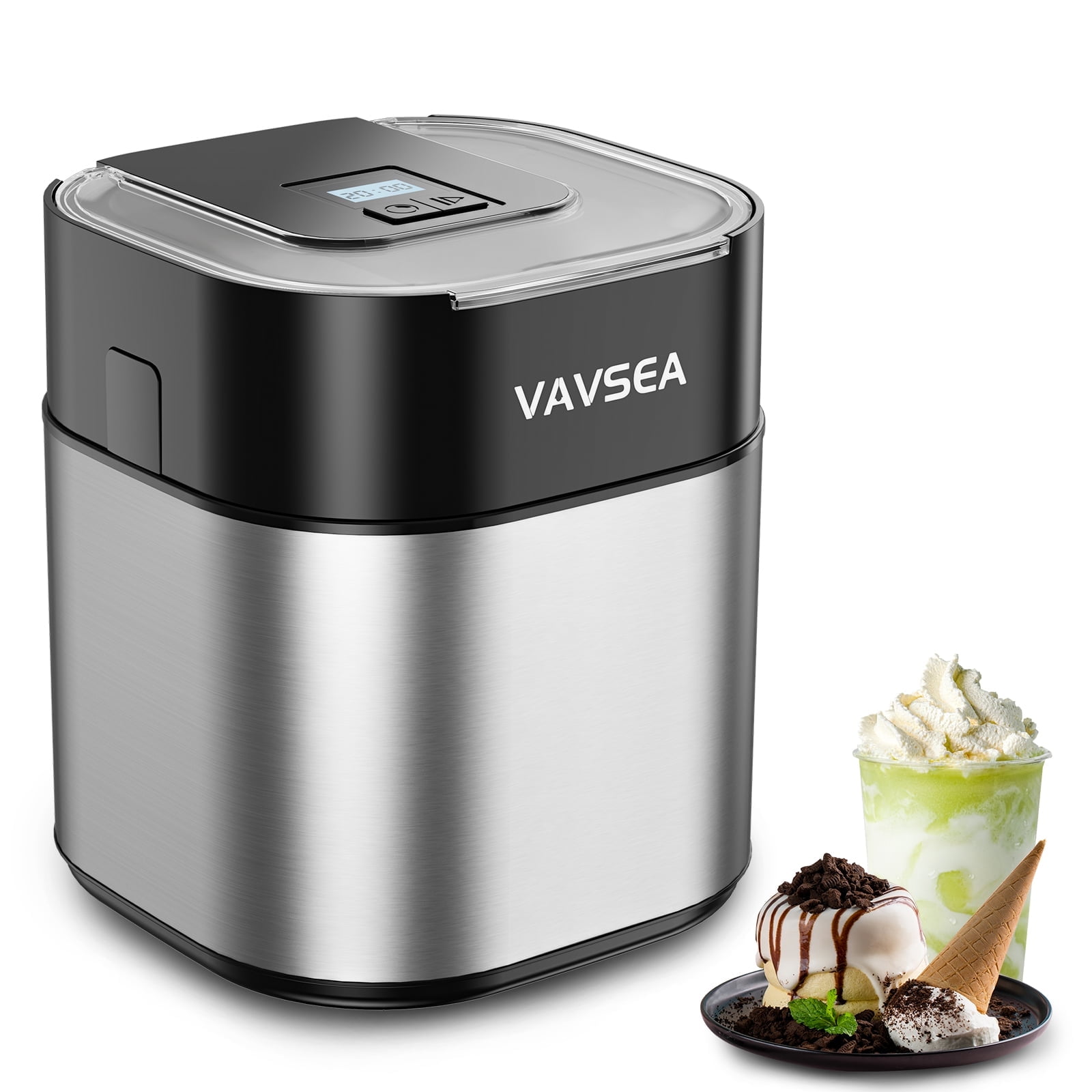 Hamilton Beach 68330N Automatic Ice Cream Maker 4 Quart White Walmart