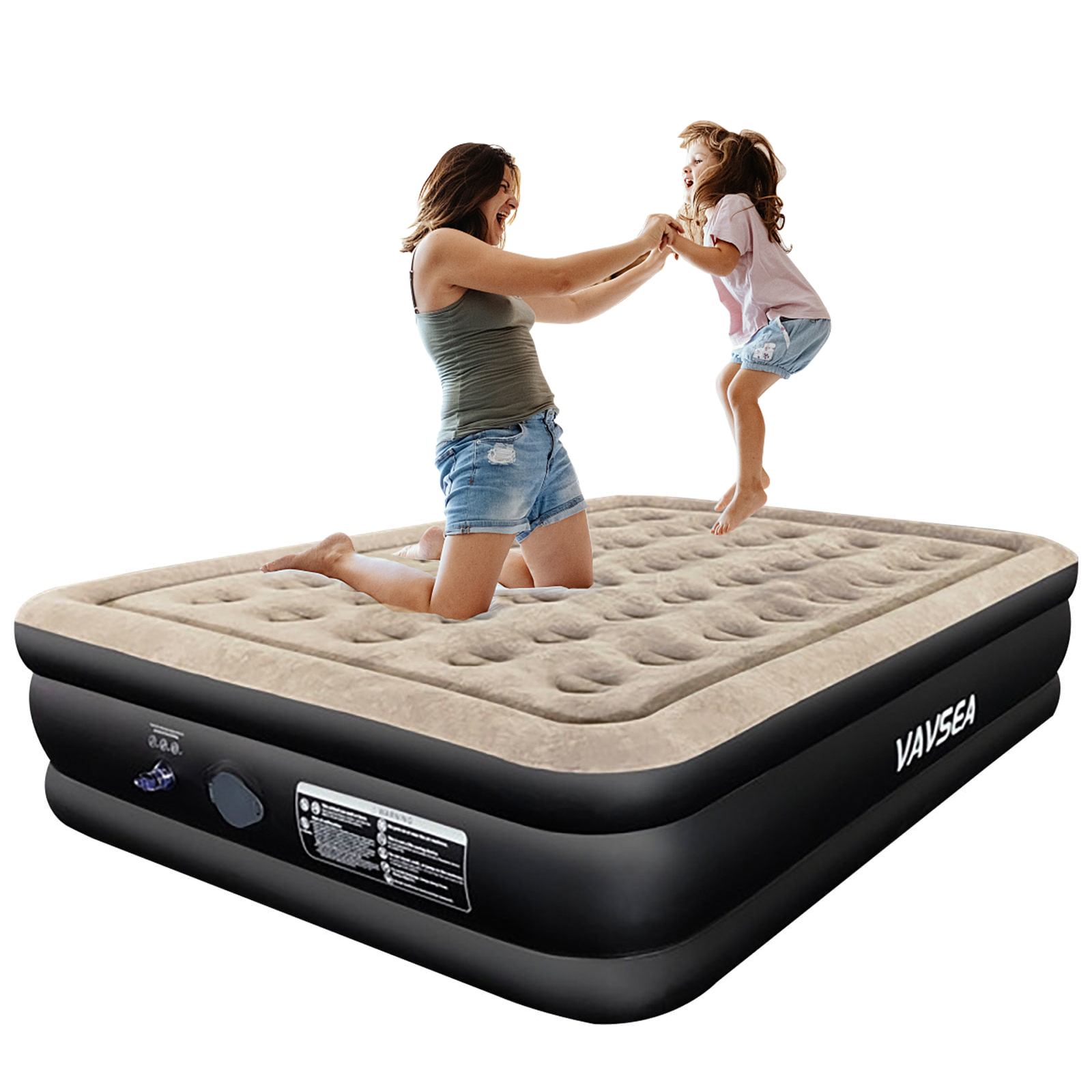 Kvago Portable Travel Camping Inflatable Air Mattress Fits Most Car