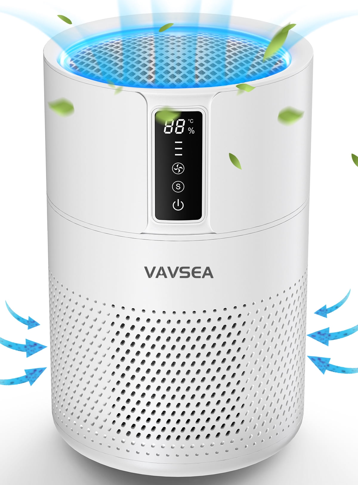 VAVSEA Air Purifier, HEPA Air Filter for Home Large Room up to 600 Sqft, Air Cleaner for Pet Hair, Allergies, 99.97% Smokers, Odors, Dust, Pollen, Odor Eliminators for Bedroom