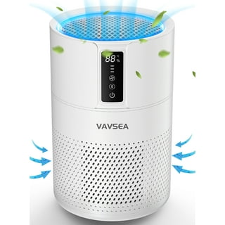 Air Purifiers for Bedroom, MORENTO Room Air Purifier HEPA Filter for Smoke,  Allergies, Pet Dander Odor with Fragrance Sponge, Small Air Purifier with