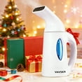 thumbnail image 1 of VAVSEA Clothes Steamer, Portable Garment Steamer, Auto Shut-off Function, Steam Iron, White, 1 of 7